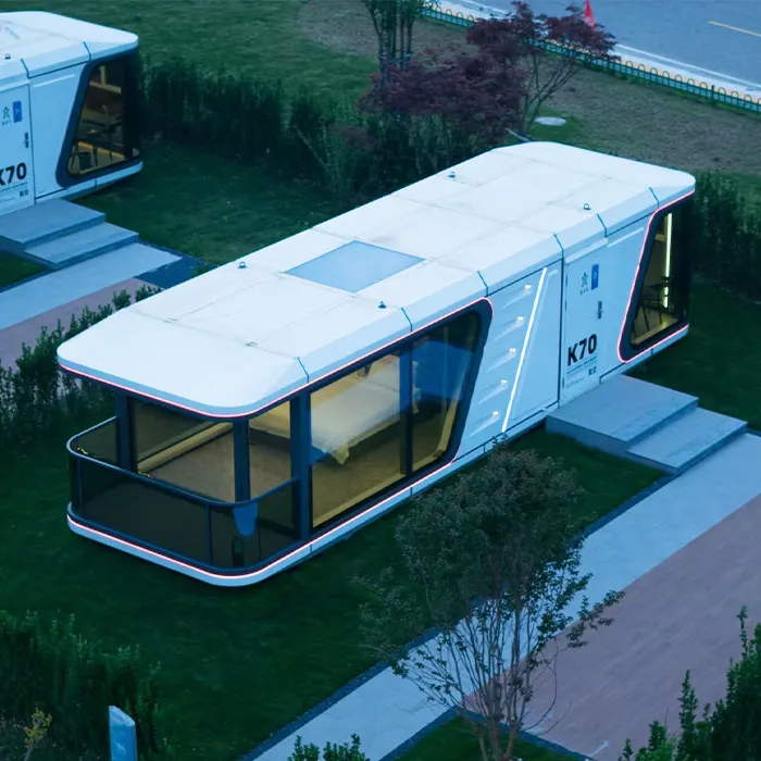 Luxe capsulehotel met keuken uitgerust K70_k